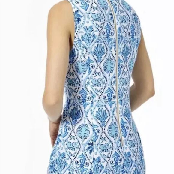 Lilly Pulitzer Mila Stretch Shift Dress Resort White Isle Of Tile Size 0 - Picture 2 of 10
